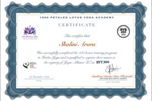 Y-certificate